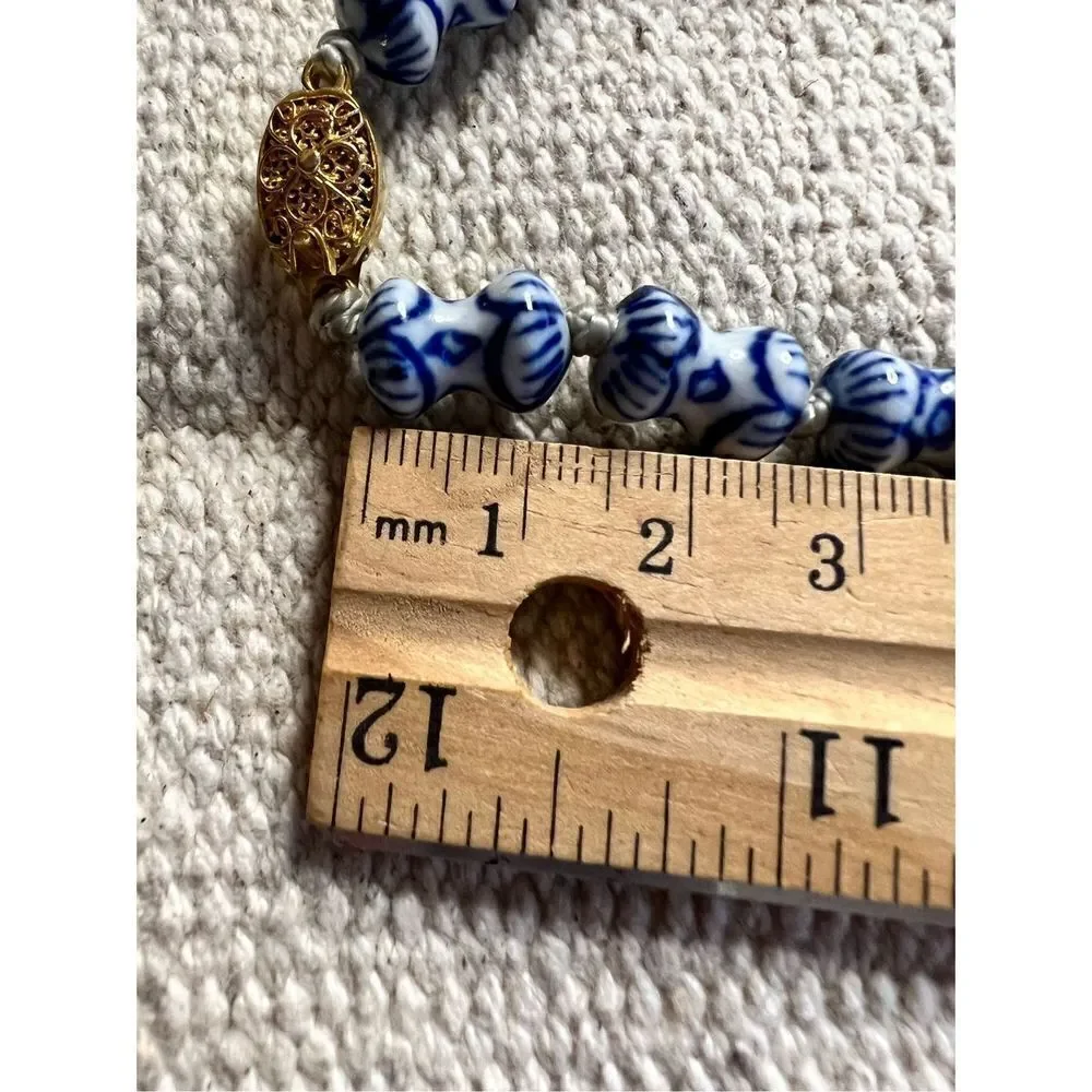 Oriental Glass Beaded Necklace